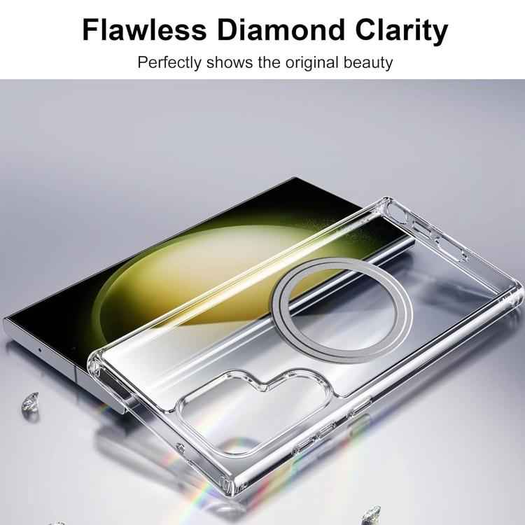 Transparent Frosted MagSafe Phone Case, For Samsung Galaxy S26 Ultra 5G, For Samsung Galaxy S25 5G, For Samsung Galaxy S25+ 5G, For Samsung Galaxy S25 Ultra 5G, For Samsung Galaxy S24 FE 5G, For Samsung Galaxy S24 Ultra 5G, For Samsung Galaxy S24+ 5G  ...