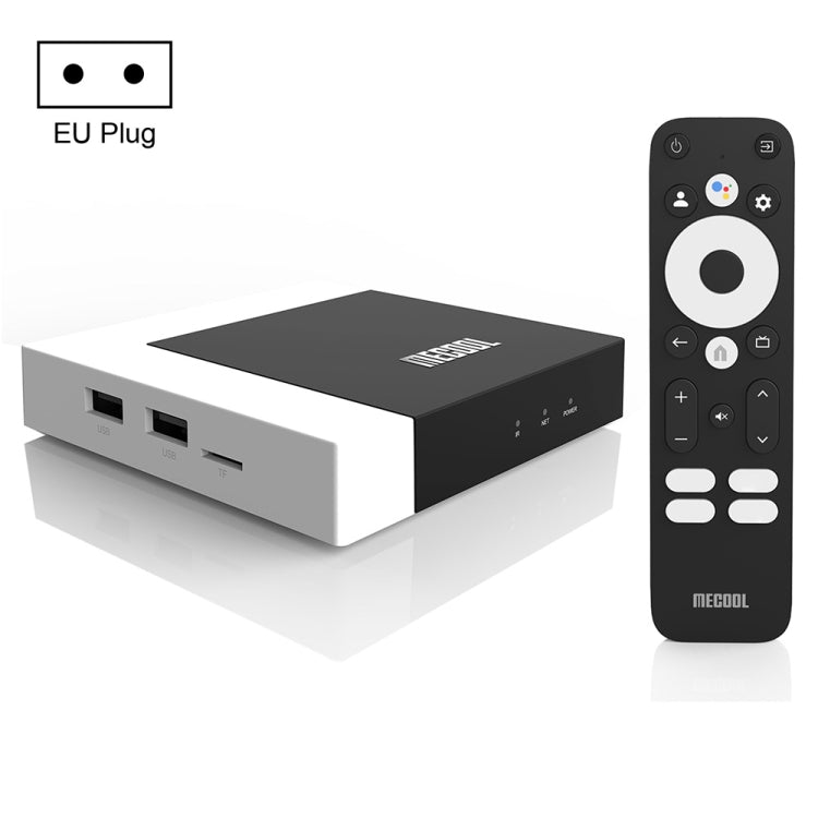 MECOOL KM7 Plus Android 11 Smart TV Set Top Box, Amlogic S905Y4 Quad Core, 2GB+16GB, Plug Type:EU Plug