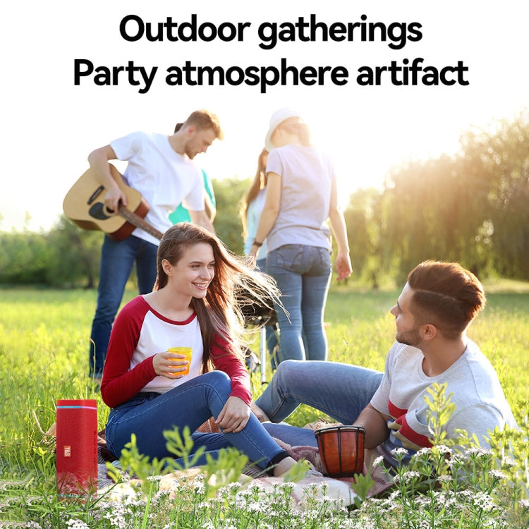 T&G TG375 Outdoor Portable LED Light RGB Wireless Bluetooth Speaker Subwoofer