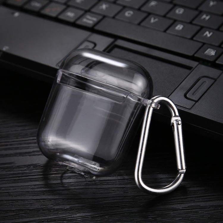 Transparent PC Hard Earphone Protective Case with Hook