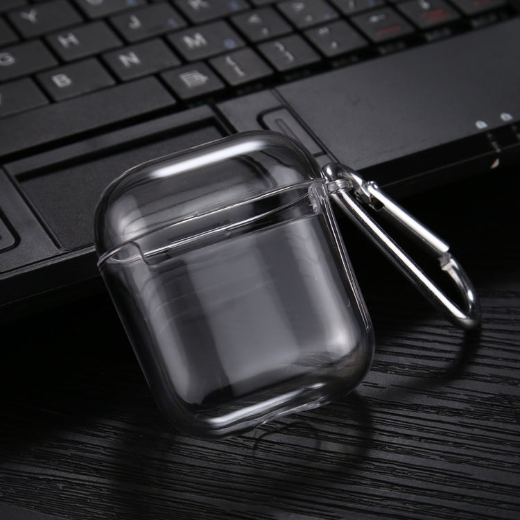Transparent PC Hard Earphone Protective Case with Hook