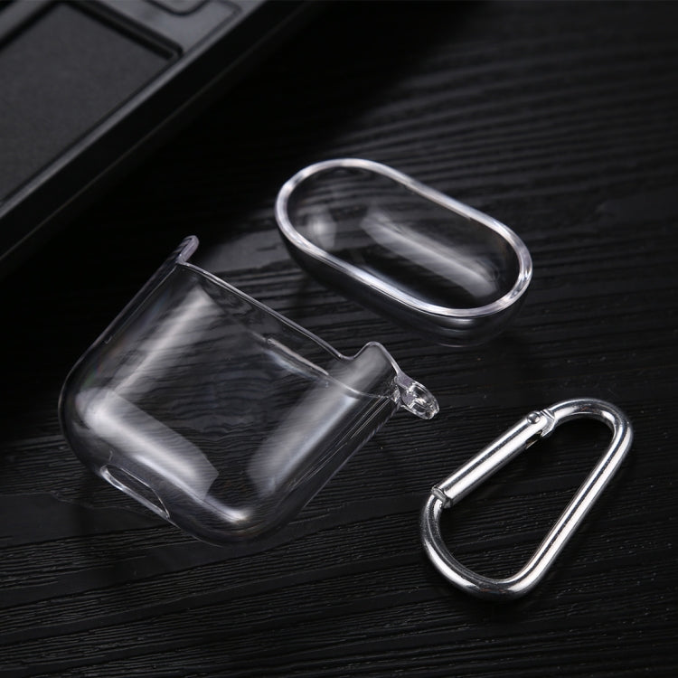 Transparent PC Hard Earphone Protective Case with Hook