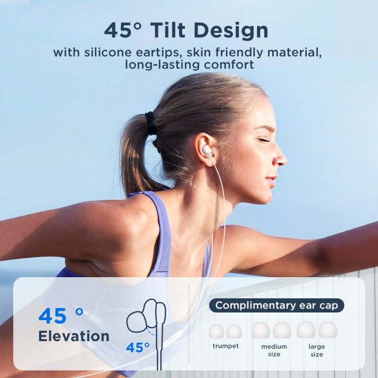 JOYRO0M JR-EW02 3.5mm In-Ear Wired Earphone, Length: 1.2m