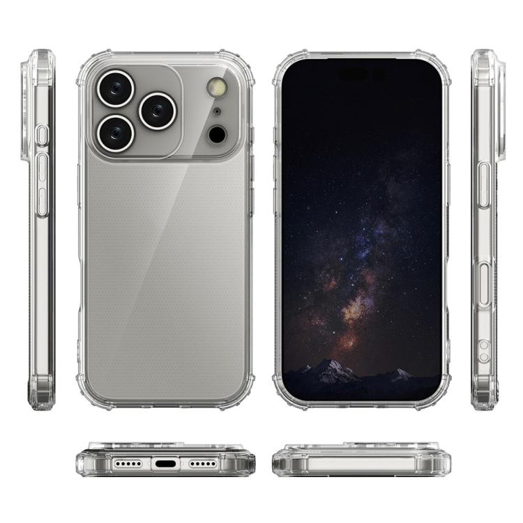 Four-Corner Shockproof Clear TPU Phone Case