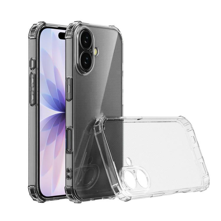 Four-Corner Shockproof Clear TPU Phone Case