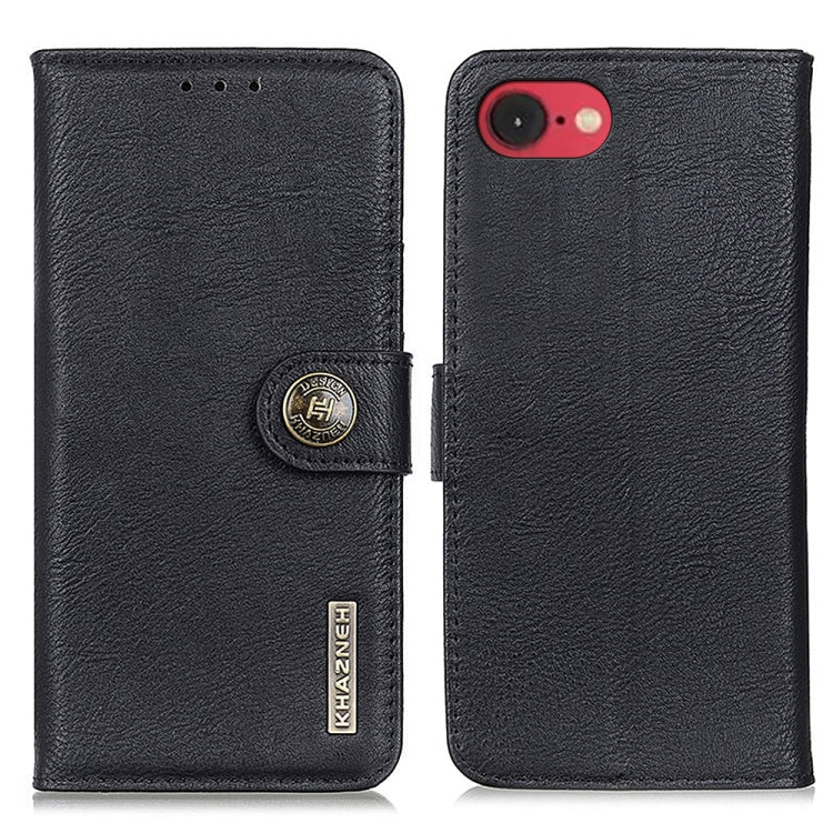 KHAZNEH Cowhide Texture Horizontal Flip Leather Phone Case
