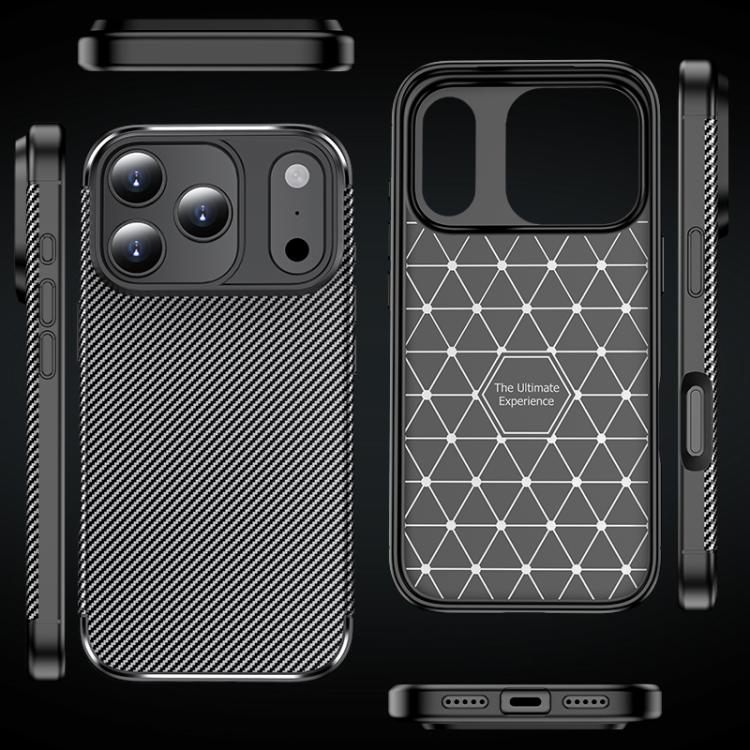 Carbon Fiber Texture Shockproof TPU Phone Case