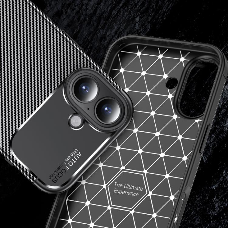 Carbon Fiber Texture Shockproof TPU Phone Case