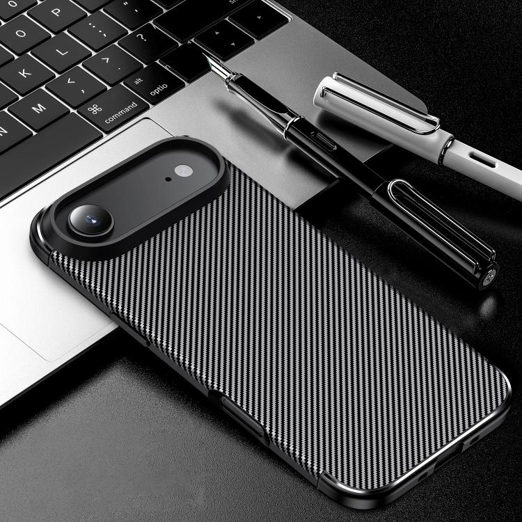 Carbon Fiber Texture Shockproof TPU Phone Case
