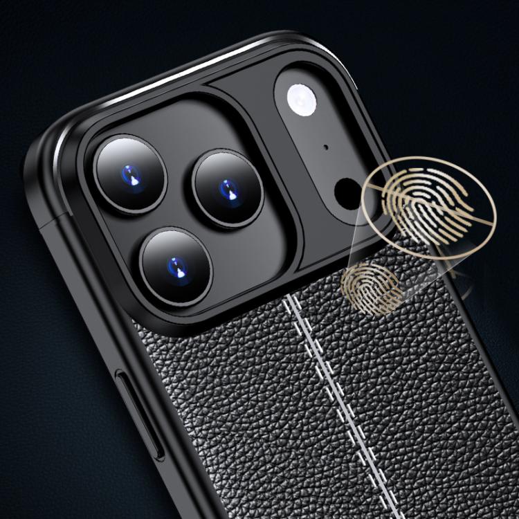 Litchi Texture Shockproof TPU Phone Case