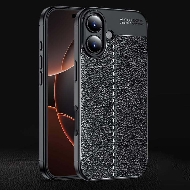 Litchi Texture Shockproof TPU Phone Case