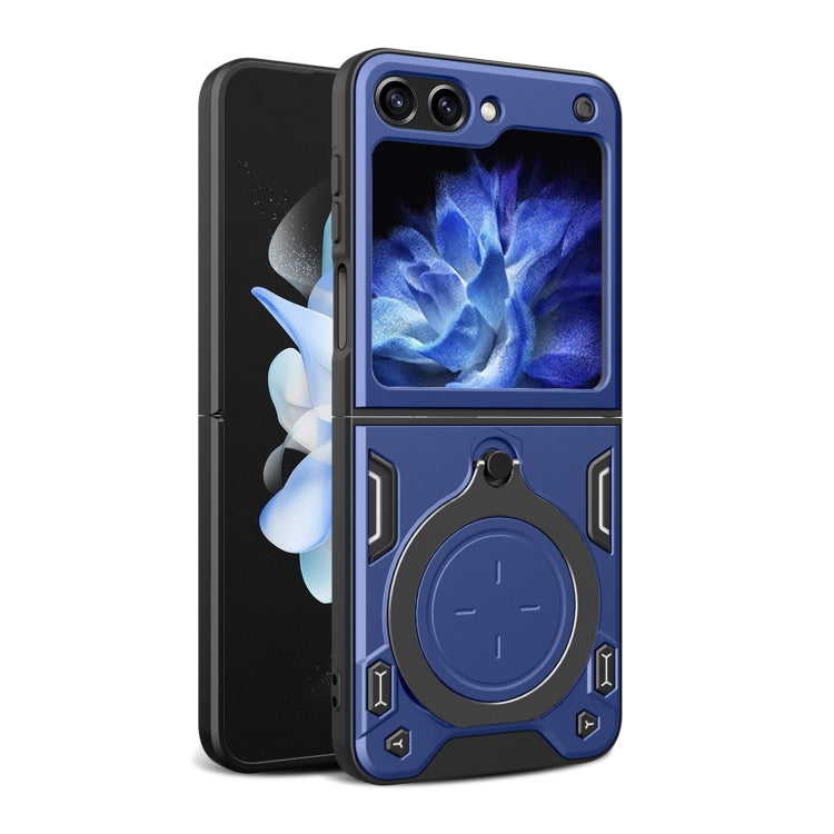 CD Texture Magnetic Holder Phone Case, For Samsung Galaxy Z Flip7, For Samsung Galaxy Z Flip5