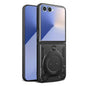 CD Texture Magnetic Holder Phone Case, For Samsung Galaxy Z Flip7, For Samsung Galaxy Z Flip5