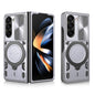 CD Texture Sliding Camshield Magnetic Holder Phone Case, For Galaxy Z Fold8 5G, For Samsung Galaxy Z Fold7, For Samsung Galaxy Z Fold5