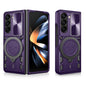 CD Texture Sliding Camshield Magnetic Holder Phone Case, For Galaxy Z Fold8 5G, For Samsung Galaxy Z Fold7, For Samsung Galaxy Z Fold5