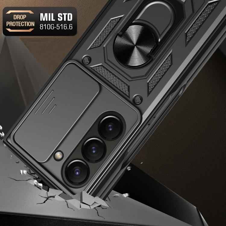 Sliding Camera Cover Design TPU+PC Phone Case, For Samsung Galaxy Z Fold7, For Samsung Galaxy Z Fold6, For Samsung Galaxy Z Fold5