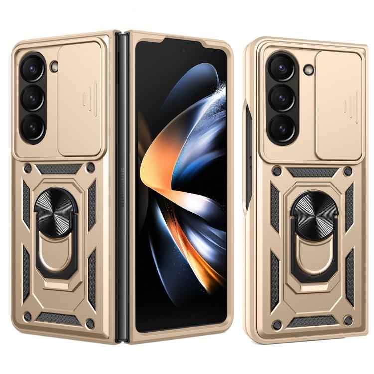 Sliding Camera Cover Design TPU+PC Phone Case, For Samsung Galaxy Z Fold7, For Samsung Galaxy Z Fold6, For Samsung Galaxy Z Fold5