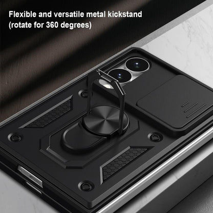 Sliding Camera Cover Design TPU+PC Phone Case, For Galaxy Z Fold8 5G, For Galaxy Z Fold8 Ultra 5G, For Samsung Galaxy Z Fold7, For Samsung Galaxy Z Fold6, For Samsung Galaxy Z Fold5