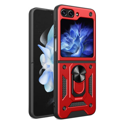 Armor Magnetic Bracket TPU+PC Phone Case, For Samsung Galaxy Z Flip8 5G, For Samsung Galaxy Z Flip7, For Samsung Galaxy Z Flip6, For Samsung Galaxy Z Flip5