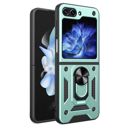 Armor Magnetic Bracket TPU+PC Phone Case, For Samsung Galaxy Z Flip8 5G, For Samsung Galaxy Z Flip7, For Samsung Galaxy Z Flip6, For Samsung Galaxy Z Flip5