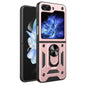 Armor Magnetic Bracket TPU+PC Phone Case, For Samsung Galaxy Z Flip8 5G, For Samsung Galaxy Z Flip7, For Samsung Galaxy Z Flip6, For Samsung Galaxy Z Flip5