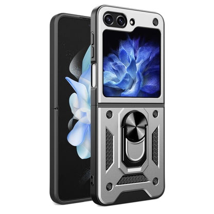 Armor Magnetic Bracket TPU+PC Phone Case, For Samsung Galaxy Z Flip8 5G, For Samsung Galaxy Z Flip7, For Samsung Galaxy Z Flip6, For Samsung Galaxy Z Flip5