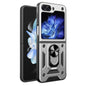Armor Magnetic Bracket TPU+PC Phone Case, For Samsung Galaxy Z Flip8 5G, For Samsung Galaxy Z Flip7, For Samsung Galaxy Z Flip6, For Samsung Galaxy Z Flip5