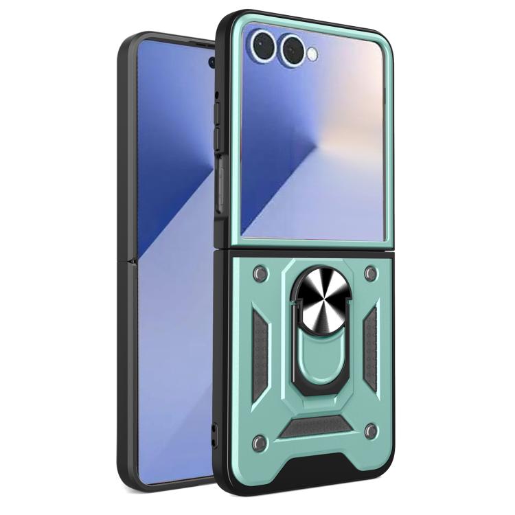 Armor Magnetic Bracket TPU+PC Phone Case, For Samsung Galaxy Z Flip8 5G, For Samsung Galaxy Z Flip7, For Samsung Galaxy Z Flip6, For Samsung Galaxy Z Flip5