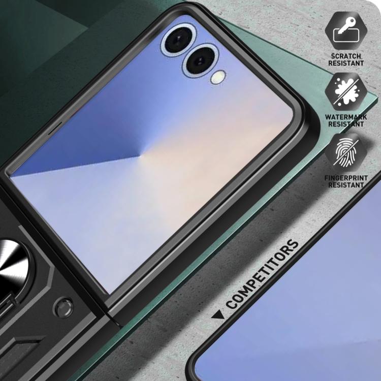 Armor Magnetic Bracket TPU+PC Phone Case, For Samsung Galaxy Z Flip8 5G, For Samsung Galaxy Z Flip7, For Samsung Galaxy Z Flip6, For Samsung Galaxy Z Flip5