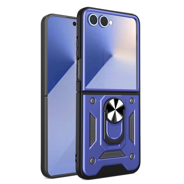 Armor Magnetic Bracket TPU+PC Phone Case, For Samsung Galaxy Z Flip8 5G, For Samsung Galaxy Z Flip7, For Samsung Galaxy Z Flip6, For Samsung Galaxy Z Flip5