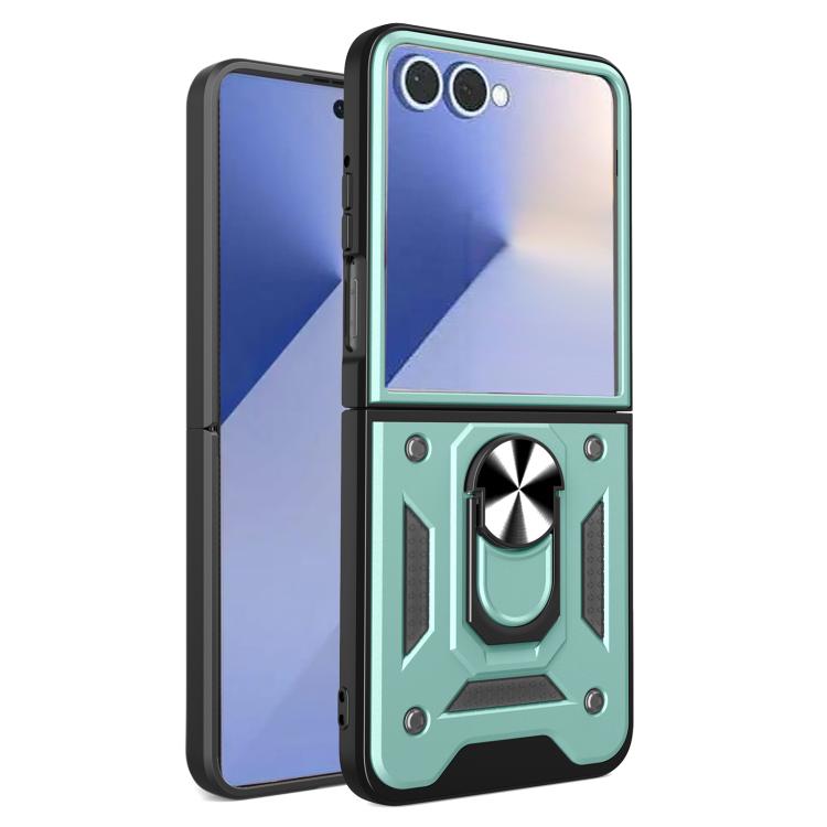 Armor Magnetic Bracket TPU+PC Phone Case, For Samsung Galaxy Z Flip8 5G, For Samsung Galaxy Z Flip7, For Samsung Galaxy Z Flip6, For Samsung Galaxy Z Flip5