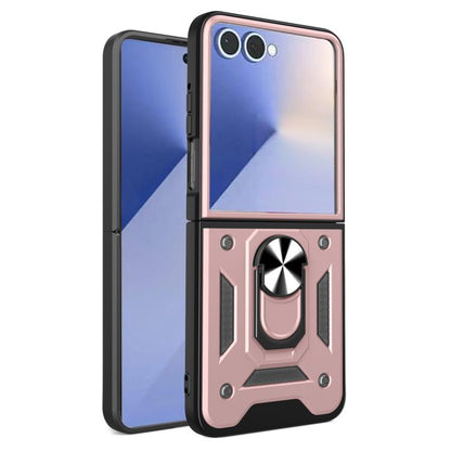 Armor Magnetic Bracket TPU+PC Phone Case, For Samsung Galaxy Z Flip8 5G, For Samsung Galaxy Z Flip7, For Samsung Galaxy Z Flip6, For Samsung Galaxy Z Flip5