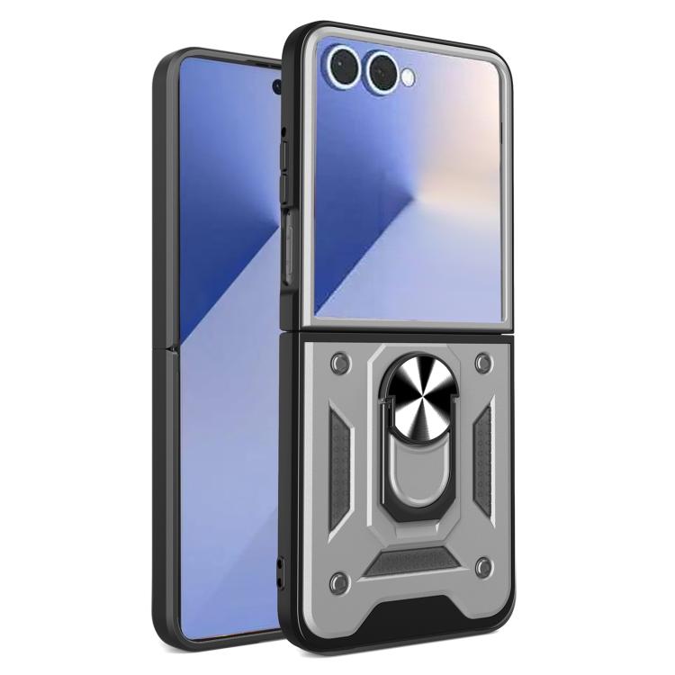 Armor Magnetic Bracket TPU+PC Phone Case, For Samsung Galaxy Z Flip8 5G, For Samsung Galaxy Z Flip7, For Samsung Galaxy Z Flip6, For Samsung Galaxy Z Flip5