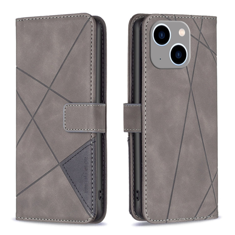Magnetic Buckle Rhombus Texture Leather Phone Case
