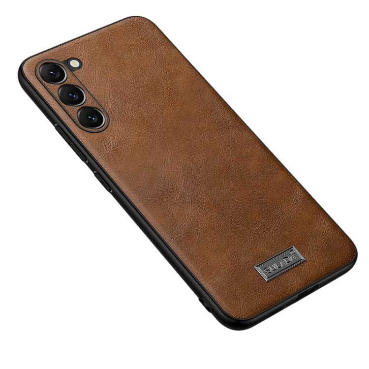 SULADA Shockproof TPU Hybrid Handmade Leather Phone Case, For Samsung Galaxy S25 5G, For Samsung Galaxy S25+ 5G, For Samsung Galaxy S25 Ultra 5G, For Samsung Galaxy S24 Ultra 5G, For Samsung Galaxy S24+ 5G, For Samsung Galaxy S24 5G                    ...
