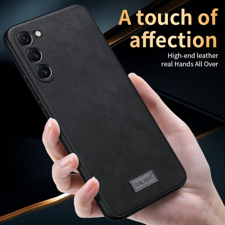 SULADA Shockproof TPU Hybrid Handmade Leather Phone Case, For Samsung Galaxy S25 5G, For Samsung Galaxy S25+ 5G, For Samsung Galaxy S25 Ultra 5G, For Samsung Galaxy S24 Ultra 5G, For Samsung Galaxy S24+ 5G, For Samsung Galaxy S24 5G                    ...