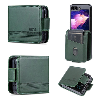 AZNS Magnetic Calf Texture Flip Leather Phone Case, For Samsung Galaxy Z Flip5 5G