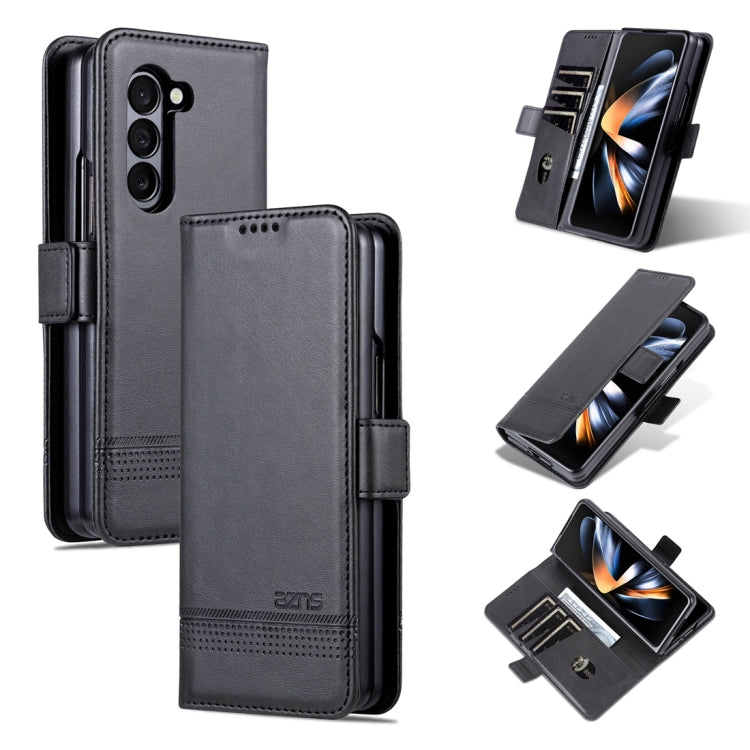 AZNS Magnetic Calf Texture Flip Leather Phone Case, For Galaxy Z Fold8 5G, For Galaxy Z Fold8 Ultra 5G, For Galaxy Z Flip8 5G, For Samsung Galaxy Z Flip7 FE / Flip6, For Samsung Galaxy Z Fold7 5G, For Samsung Galaxy Z Flip7 5G                          ...