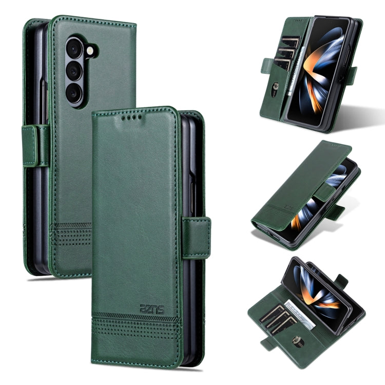 AZNS Magnetic Calf Texture Flip Leather Phone Case, For Galaxy Z Fold8 5G, For Galaxy Z Fold8 Ultra 5G, For Galaxy Z Flip8 5G, For Samsung Galaxy Z Flip7 FE / Flip6, For Samsung Galaxy Z Fold7 5G, For Samsung Galaxy Z Flip7 5G                          ...