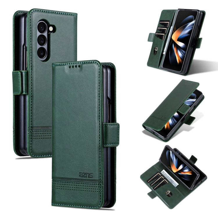 AZNS Magnetic Calf Texture Flip Leather Phone Case, For Galaxy Z Fold8 5G, For Galaxy Z Fold8 Ultra 5G, For Galaxy Z Flip8 5G, For Samsung Galaxy Z Flip7 FE / Flip6, For Samsung Galaxy Z Fold7 5G, For Samsung Galaxy Z Flip7 5G                          ...