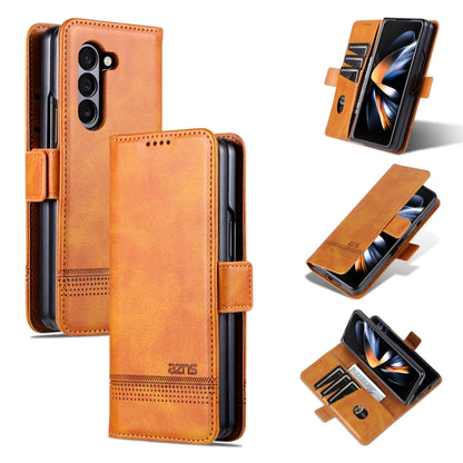 AZNS Magnetic Calf Texture Flip Leather Phone Case, For Galaxy Z Fold8 5G, For Galaxy Z Fold8 Ultra 5G, For Galaxy Z Flip8 5G, For Samsung Galaxy Z Flip7 FE / Flip6, For Samsung Galaxy Z Fold7 5G, For Samsung Galaxy Z Flip7 5G                          ...