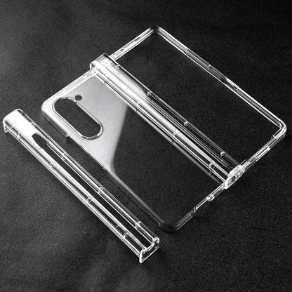 3 in 1 PC Transparent Shockproof Protective Phone Case, For Galaxy Z Fold8 5G, For Galaxy Z Flip8 5G, For Samsung Galaxy Z Fold7, For Samsung Galaxy Z Flip7, For Samsung Galaxy Z Flip6, For Samsung Galaxy Z Fold6, For Samsung Galaxy Z Fold5            ...