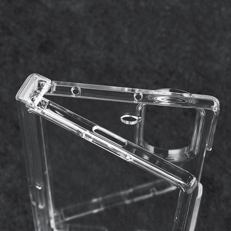 3 in 1 PC Transparent Shockproof Protective Phone Case