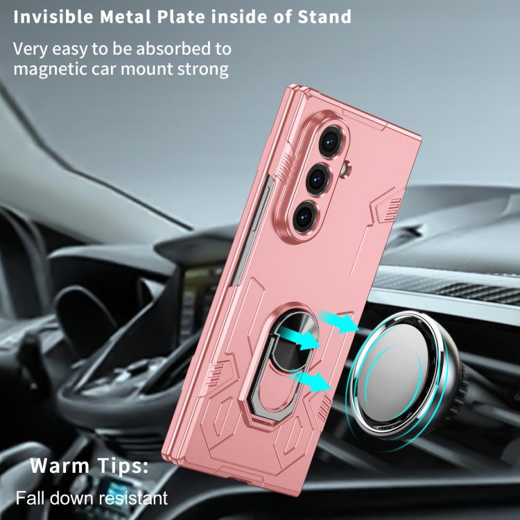 Matte UV Armor Ring Shockproof Phone Case