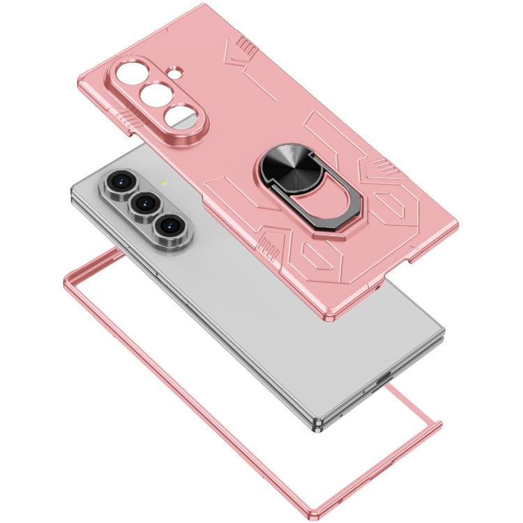 Matte UV Armor Ring Shockproof Phone Case