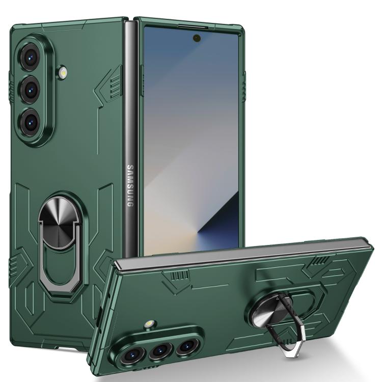 Matte UV Armor Ring Shockproof Phone Case