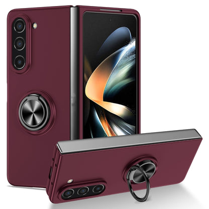 Armor Ring Holder Phone Case, For Galaxy Z Fold8 Ultra 5G, For Galaxy Z Flip8 5G, For Samsung Galaxy Z Flip7 FE / Flip6, For Samsung Galaxy Z Fold6 5G, For Samsung Galaxy Z Fold5 5G, For Samsung Galaxy Z Flip5 5G