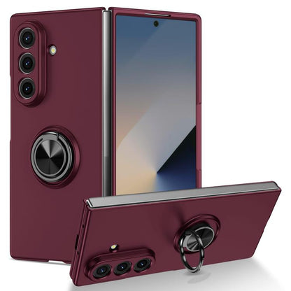 Armor Ring Holder Phone Case, For Galaxy Z Fold8 Ultra 5G, For Galaxy Z Flip8 5G, For Samsung Galaxy Z Flip7 FE / Flip6, For Samsung Galaxy Z Fold6 5G, For Samsung Galaxy Z Fold5 5G, For Samsung Galaxy Z Flip5 5G