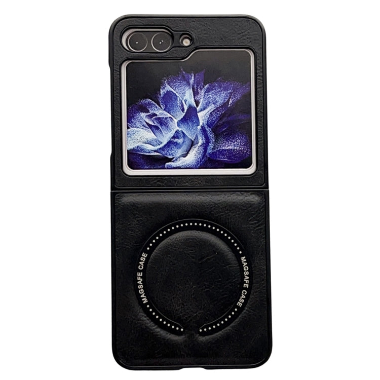 Crazy Horse Texture Magnetic Magsafe PU Phone Case, For Galaxy Z Fold8 Ultra 5G, For Galaxy Z Flip8 5G, For Samsung Galaxy Z Flip7 5G, For Samsung Galaxy Z Fold5, For Samsung Galaxy Z Flip5
