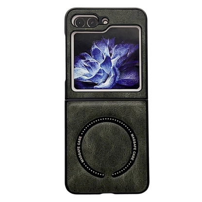 Crazy Horse Texture Magnetic Magsafe PU Phone Case, For Galaxy Z Fold8 Ultra 5G, For Galaxy Z Flip8 5G, For Samsung Galaxy Z Flip7 5G, For Samsung Galaxy Z Fold5, For Samsung Galaxy Z Flip5